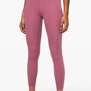 Lululemon Fast Free Tight II 25" *Non-Reflective Nulux Plumful SIZE: 6